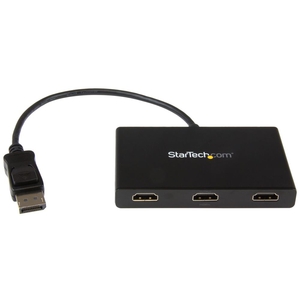 StarTech.com Ltd.> マルチディスプレイアダプター/DisplayPort 1.2接続/デュアルHDMI  4K30Hzまたはトリプル1080p 60Hz/Windowsのみ/マルチモニター グラフィックアダプター/3画面 ビデオ 分配器  スプリッターの商品詳細 | SYNNEX STORE