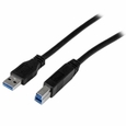2m USB IF認証 SuperSpeed USB 3.0ケーブル (A - B)　オス/オス　ブラック (2m USB IF認証 SuperSpeed USB 3.0ケーブル (A - B)　オス/オス　ブラック)