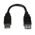 15cm USB2.0延長アダプタケーブル　USB A(オス)－USB A(メス)　ブラック (15cm USB2.0延長アダプタケーブル　USB A(オス)－USB A(メス)　ブラック)
