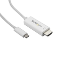 2m USB-C - HDMIケーブル 4K/60Hz ホワイト USB Type-C コンピュータモニタケーブル (2m USB-C - HDMIケーブル 4K/60Hz ホワイト USB Type-C コンピュータモニタケーブル)