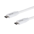 USB 2.0 Type-C ケーブル 2m ホワイト 給電充電対応(最大5A) USB-C/ オス - USB-C/ オス USB 2.0規格準拠 USB-IF認証済み (USB 2.0 Type-C ケーブル 2m ホワイト キュウデンジュウデンタイオウ(サイダイ5A) USB-C/ オス - USB-C/ オス USB 2.0キカクジュンキョ USB-IFニンショウズミ)