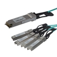 QSFP+ アクティブ光ブレークアウトケーブル 15m Cisco製QSFP-4X10G-AOC10M互換 40GbE (QSFP+ アクティブヒカリブレークアウトケーブル 15m CiscoセイQSFP-4X10G-AOC10Mゴカン 40GbE)