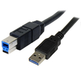 3m SuperSpeed USB 3.0ケーブル(A - B) オス/オス (3m SuperSpeed USB 3.0ケーブル(A - B) オス/オス)