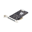 PCI Express拡張カード/PCIe 2.0 x4/4ポート USB 3.2 Gen 1 Type-A(5Gbps)/ペリフェラル電源端子搭載/各種OS/USB増設 インターフェースボード アダプター (PCI Expressカクチョウカード/PCIe 2.0 x4/4ポート USB 3.2 Gen 1 Type-A(5Gbps)/ペリフェラルデンゲンタンシトウサイ/カクシュOS/USBゾウセツ インターフェースボード アダプター)