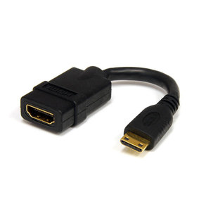 12cm ハイスピードHDMI - ミニHDMI変換アダプタケーブル HDMI メス - mini HDMI オス (12cm ハイスピードHDMI - ミニHDMIヘンカンアダプタケーブル HDMI メス - mini HDMI オス)