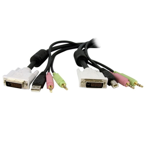 1.8m USB/デュアルリンクDVI-D/オーディオ/マイク 一体型KVMケーブル PCパソコン切替器用USB/DVI-D/オーディオ/マイク接続ケーブル (1.8m USB/デュアルリンクDVI-D/オーディオ/マイク 一体型KVMケーブル PCパソコン切替器用USB/DVI-D/オーディオ/マイク接続ケーブル)
