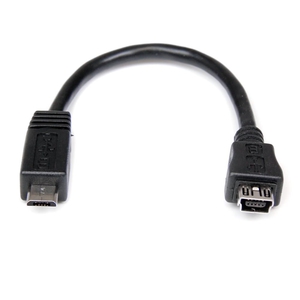 15cm Micro USB - Mini USB 変換アダプタケーブル マイクロUSB(オス) - ミニUSB(メス) (15cm Micro USB - Mini USB 変換アダプタケーブル マイクロUSB(オス) - ミニUSB(メス))