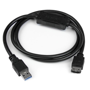 USB 3.0 - eSATA変換アダプタケーブル (91cm) eSATA対応HDD/SSD/光学ドライブを接続可能 (USB 3.0 - eSATA変換アダプタケーブル (91cm) eSATA対応HDD/SSD/光学ドライブを接続可能)