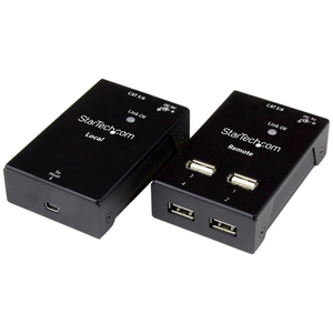 USBエクステンダー/40m/Cat6/Cat5 LANケーブル使用/4ポート USB 2.0ハブ付/電源アダプター付属/Type-A拡張 スプリッター 分配器/USB 延長 リピーター /カテゴリ6/カテゴリ5 ケーブル経由 (Cat5/Cat6シヨウ4ポートUSB 2.0 エクステンダー カテゴリ5/6タイオウUSBエンチョウキ CAT5デサイダイ40m/CAT6デサイダイ50mエンチョウ)