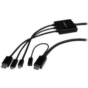 USB-C / HDMI / Mini DisplayPort - HDMI変換アダプタケーブル 2mの