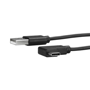 USB-C - USB-A 変換ケーブル USB 2.0準拠 L型Type-C(オス) - A(オス) 1m (USB-C - USB-A ヘンカンケーブル USB 2.0ジュンキョ LガタType-C(オス) - A(オス) 1m)
