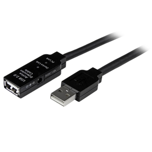 USB 2.0 アクティブ延長ケーブル 10m Type-A(オス) - Type-A(メス) USB2.0 リピータケーブル (USB 2.0 アクティブエンチョウケーブル 10m Type-A(オス) - Type-A(メス) USB2.0 リピータケーブル)