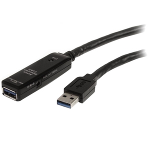 USBケーブル/USB 3.0(5Gbps)/3m/アクティブタイプ/Type-A - Type-A/オス - メス/ACアダプター付属/ブラック/USB 延長コード/リピーター ロング エクステンダー ケーブル (USB 3.0 アクティブエンチョウケーブル 3m Type-A(オス) - Type-A(メス) USB 3.0 リピータケーブル)