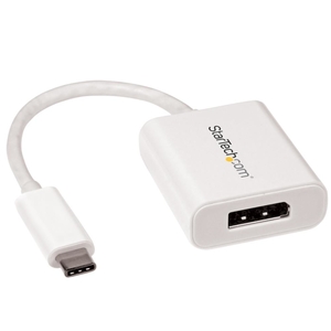 USB-C - DisplayPort変換アダプタ 4K/60Hz ホワイト USB Type-C(オス