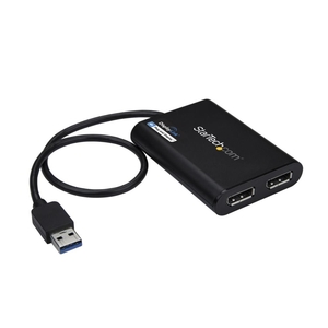 USB 3.0 - デュアルDisplayPortアダプタ 4K/60Hz USB 3.0 (5Gbps) USBデュアルモニタ対応アダプタ (USB 3.0 - デュアルDisplayPortアダプタ 4K/60Hz USB 3.0 (5Gbps) USBデュアルモニタタイオウアダプタ)