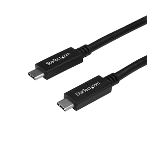 USB 3.0 Type-C ケーブル 1.8m 給電充電対応(最大5A) USB-C/ オス - USB-C/ オス USB 3.0(5Gbps) USB-IF認証 (USB 3.0 Type-C ケーブル 1.8m キュウデンジュウデンタイオウ(サイダイ5A) USB-C/ オス - USB-C/ オス USB 3.0(5Gbps) USB-IFニンショウ)