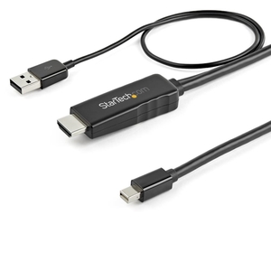 HDMI - Mini DisplayPort 変換ケーブル 1m 4K/30Hz USBバスパワー Mac/Windows対応 (HDMI - Mini DisplayPort ヘンカンケーブル 1m 4K/30Hz USBバスパワー Mac/Windowsタイオウ)