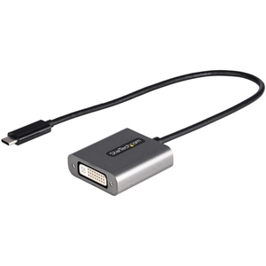 USB-C - DVI ディスプレイ変換アダプタ/USB Type-C(DP Altモード) - DVI-D ビデオコンバータ/HDMIクロックレート対応DVIモニターで4K30Hz/1920x1200 1080p/30cmアダプタ一体型ケーブル/Thunderbolt 3互換 (USB-C - DVI ディスプレイヘンカンアダプタ/USB Type-C(DP Altモード) - DVI-D ビデオコンバータ/HDMIクロックレートタイオウDVIモニターデ4K30Hz/1920x1200 1080p/30cmアダプタイッタイガタケーブル/Thunderbolt 3ゴカン)