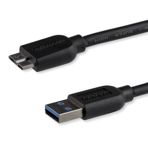 USB 3.0 Micro-B スリムケーブル 50cm Type-A(オス) - マイクロB(オス) (USB 3.0 Micro-B スリムケーブル 50cm Type-A(オス) - マイクロB(オス))