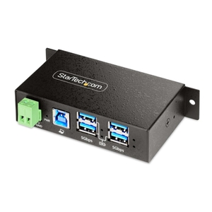 USBハブ/マネージドUSB/USB 3.2 Gen 1 Type-A(5Gbps)/4ポート/産業用 メタル筐体/ESDレベル4保護機能/DINレール 壁面設置対応/高耐久 工業用 業務用 USB 3.0 3.1拡張ハブ (USBハブ/マネージドUSB/USB 3.2 Gen 1 Type-A(5Gbps)/4ポート/サンギョウヨウ メタルキョウタイ/ESDレベル4ホゴキノウ/DINレール ヘキメンセッチタイオウ/コウタイキュウ コウギョウヨウ ギョウムヨウ USB 3.0 3.1カクチョウハブ)