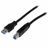 2m USB IF認証 SuperSpeed USB 3.0ケーブル (A - B) オス/オス ブ...