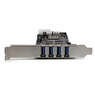 SuperSpeed USB 3.0 4ポート増設PCI Express/ PCIe x4 インターフェースカード　2個の専用5Gbpsチャネル　UASP対応　SATA(15ピン) / ペリフェラル(4ピン) 電源端子付き (SuperSpeed USB 3.0 4ポート増設PCI Express/ PCIe x4 インターフェースカード　2個の専用5Gbpsチャネル　UASP対応　SATA(15ピン) / ペリフェラル(4ピン) 電源端子付き)