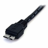 0.5m ブラック SuperSpeed USB 3.0ケーブル (A - micro-B)　50cm USB 3.0 micro/マイクロケーブル (オス/オス) (0.5m ブラック SuperSpeed USB 3.0ケーブル (A - micro-B)　50cm USB 3.0 micro/マイクロケーブル (オス/オス))