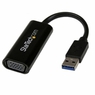 スリムタイプ USB 3.0-VGA変換アダプタ 外付けディスプレイ増設アダプタ USB 3.0 A...