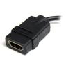 12cm ハイスピードHDMI変換ケーブル/変換アダプタ HDMI タイプA メス-マイクロ/Micro HDMI タイプD オス ブラック (12cm ハイスピードHDMI変換ケーブル/変換アダプタ HDMI タイプA メス-マイクロ/Micro HDMI タイプD オス ブラック)