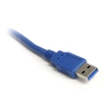 USBケーブル/USB 3.0(5Gbps)/1.5m/Type-A - Type-A/オス - メス/SuperSpeed USB 3.2 Gen1 規格準拠/ブルー/USB 延長コード/リピーター エクステンダー ケーブル (1.5m SuperSpeed USB3.0延長ケーブル(ブルー) 卓上使用に最適 USB A オス-USB A メス シールド付きツイストペアケーブル使用)