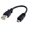 15cm micro USB2.0変換ケーブルアダプタ　USB A オスーUSB micro-B オ...