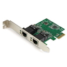 ギガビットイーサネット2ポート増設PCI Express ネットワークアダプタLANカード 2x G...
