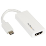 USB-C - HDMIディスプレイアダプタ ホワイト USB 3.1 Type-C(オス) - H...