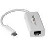 USB-C接続ギガビット有線LAN変換アダプタ ホワイト USB 3.1 Type-C(オス) - ...