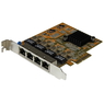 ギガビットイーサネット4ポート増設PCI Express対応ネットワークLANアダプタカード 4x ...