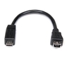 15cm Micro USB - Mini USB 変換アダプタケーブル マイクロUSB(オス) -...
