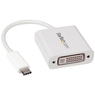 USB type-C - DVI変換アダプタ(ホワイト) USB-C ポート搭載MacBook/ C...