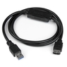 USB 3.0 - eSATA変換アダプタケーブル (91cm) eSATA対応HDD/SSD/光学...