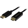 DisplayPort - HDMI変換ケーブル 5m 4K解像度/UHD対応 ディスプレイポート/...
