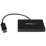 3ポートMSTハブ DisplayPort - 3x HDMI マルチモニタースプリッタ ディスプレ...