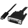 USB-C - DVIディスプレイケーブル 1m ブラック 1920x1200/1080pタイオウ ...