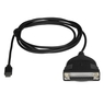 USB-C - パラレルプリンターケーブル USB Type-C(オス) - D-Sub25ピン(メ...