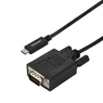USB-C - VGAディスプレイケーブル 3m ブラック 1920x1200/1080pタイオウ ...
