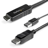 HDMI - DisplayPortヘンカンケーブル 2m USBバスパワータイオウ 4K/30Hz...