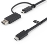 USB Type-C ケーブル/1m/USB-C - USB-Aヘンカンアダプタツキ/USB-C -...