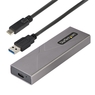 USB-C 10Gbps - M.2 NVMe & M.2 SATA SSD ソトヅケケース/タイオ...