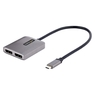 USB-C - 2x DisplayPort 1.4 ヘンカンアダプター/デュアルモニター/5K60...