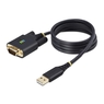 USB - RS232Cシリアルヘンカンケーブル/ストレート/USB 2.0セツゾク/1m/1ポート...