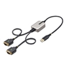 USB - RS232Cシリアルヘンカンケーブル/ストレート/USB 2.0セツゾク/61cm/1ポ...